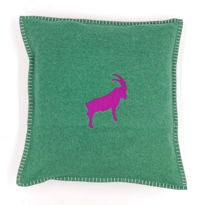 Alpenchic Kissen Steinbock 40x40