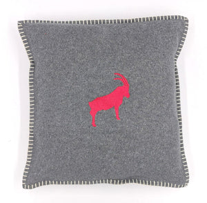 Alpenchic Kissen Steinbock 40x40