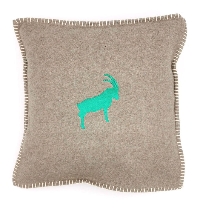 Alpenchic Kissen Steinbock 40x40
