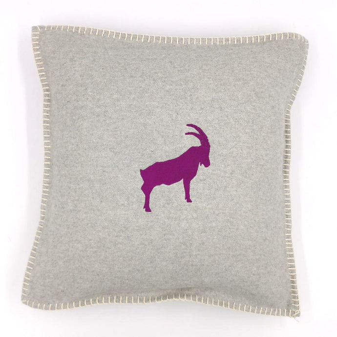 Alpenchic Kissen Steinbock 40x40
