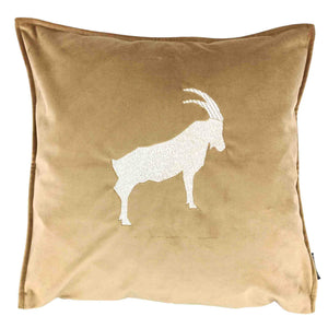 Alpenclassic Samtkissen Steinbock Alpinara