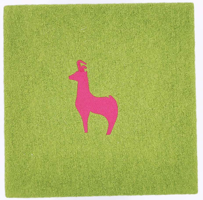 Wandbild Loden grün 30 x 30 cm