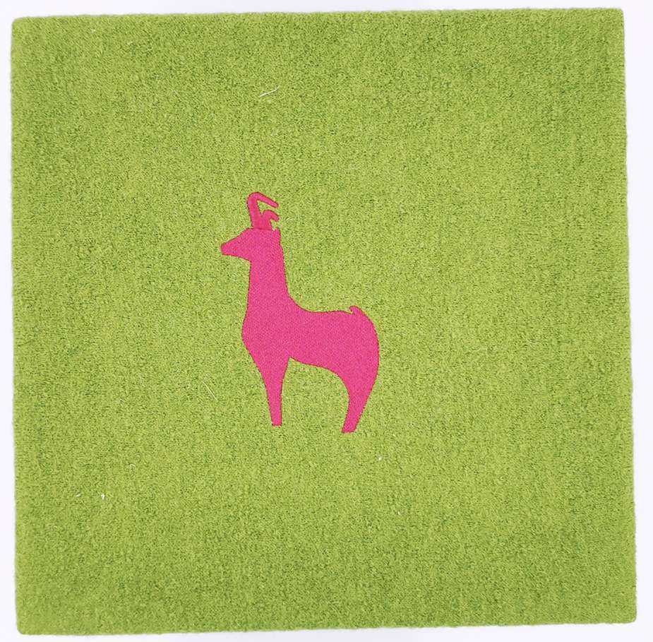 Wandbild Loden grün 30 x 30 cm