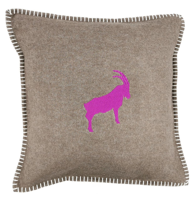 Alpenchic Kissen Steinbock 40x40