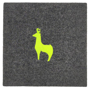 Wandbild Loden anthrazit 30 x 30 cm