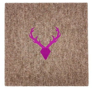 Wandbild Loden taupe-lila 30 x 30 cm