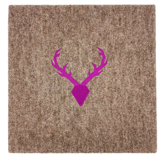 Wandbild Loden taupe-lila 30 x 30 cm