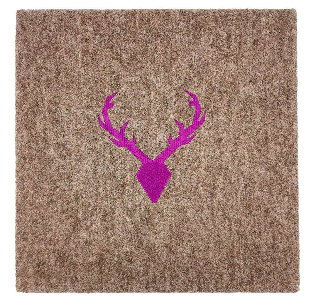 Wandbild Loden taupe-lila 30 x 30 cm