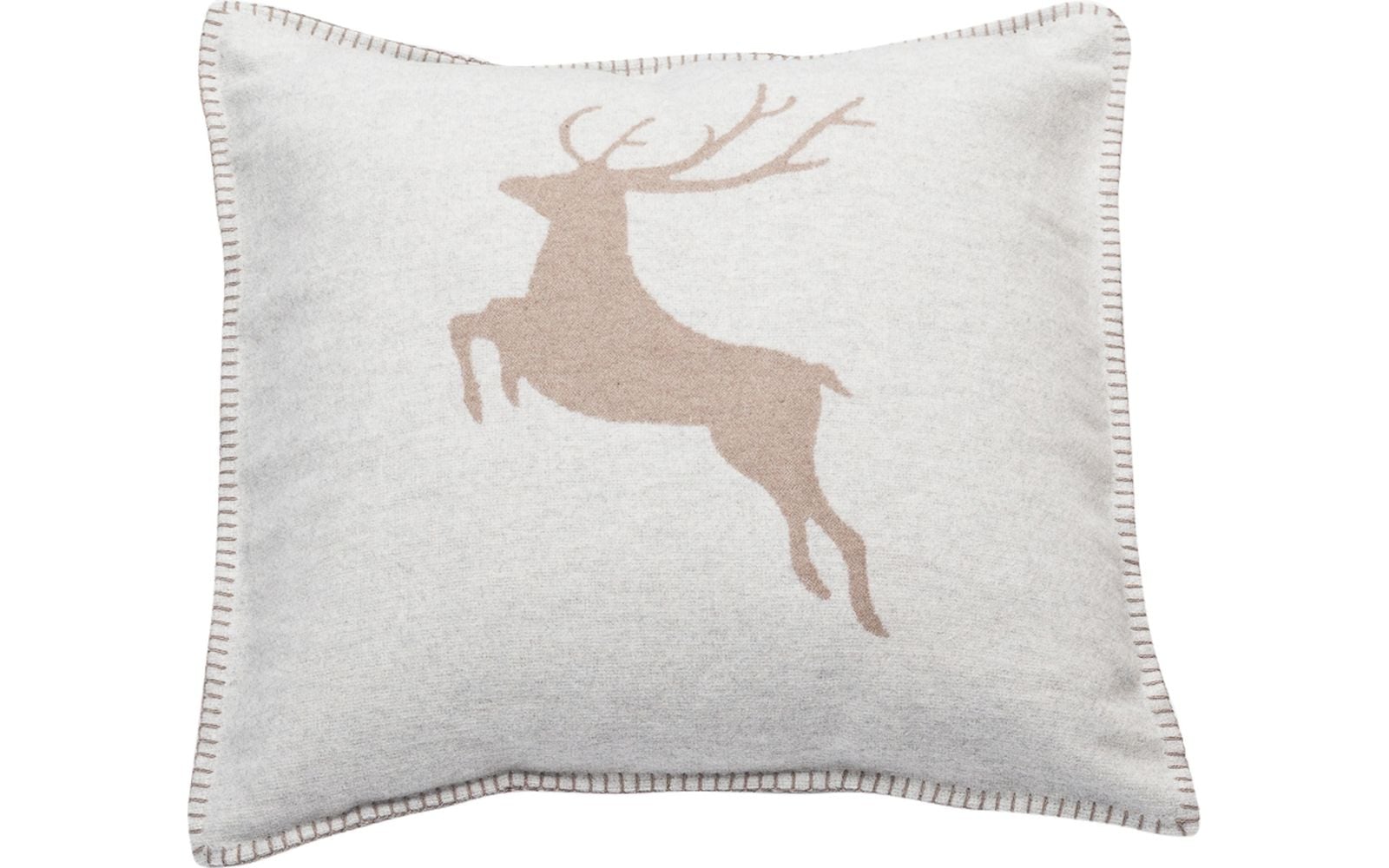 Hirsch Kissen filz 50 x 50 | Alpinara Bester Kissenladen